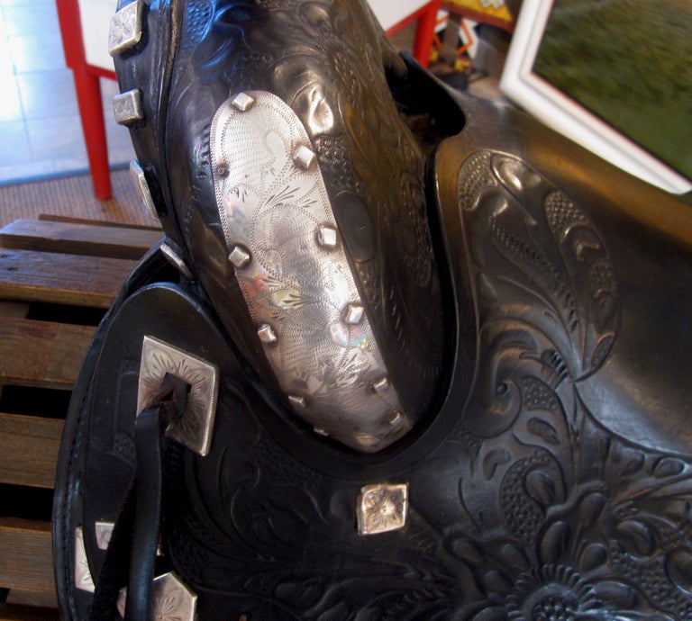 American Celebrity Owned Silver Decorated Parade Saddle