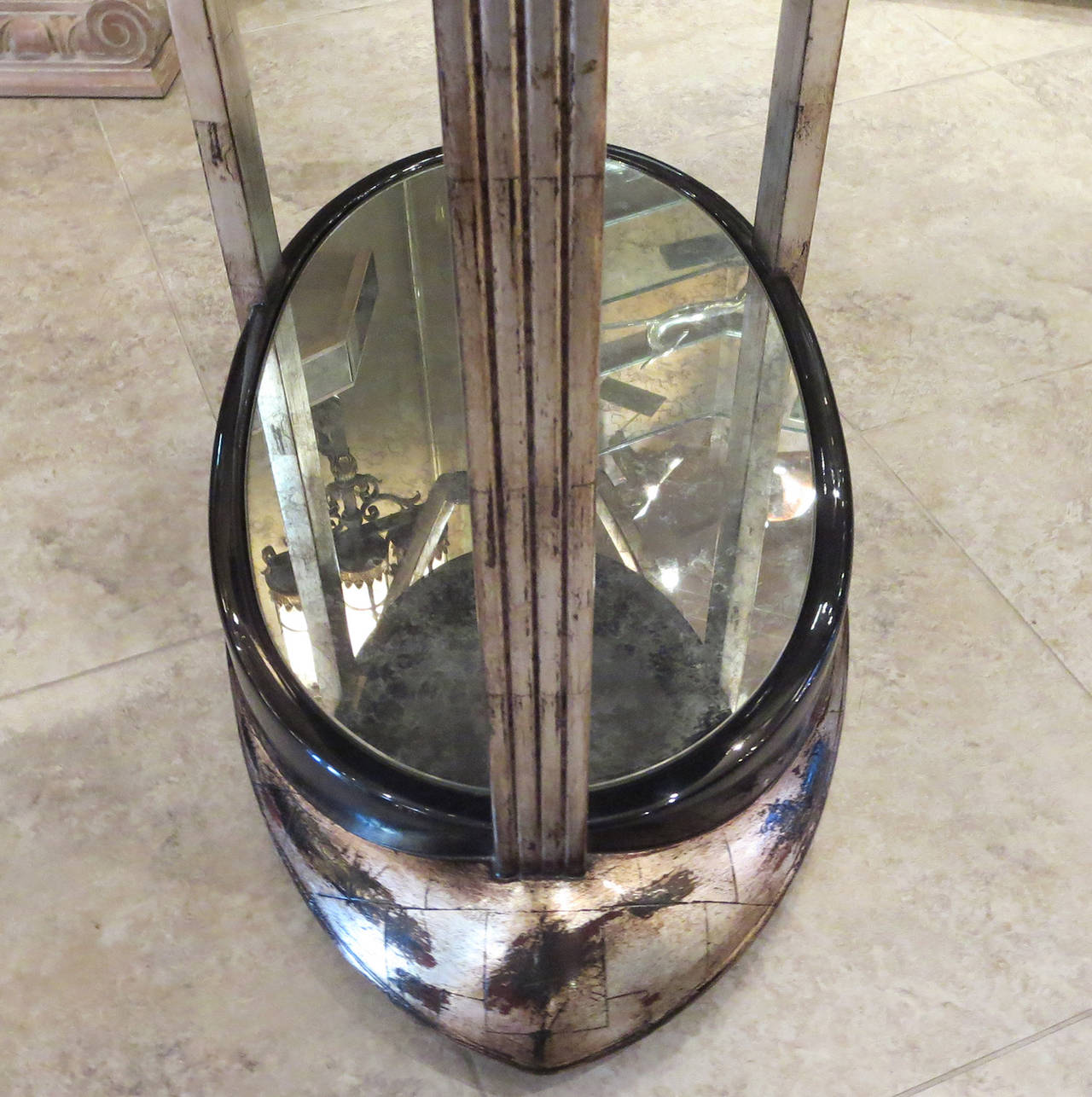 Streamlined Art Deco Cocktail Trolley 1