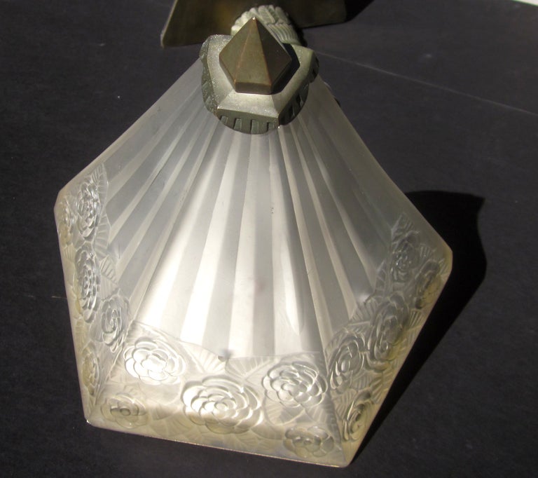 French Art Deco Wall Sconces in the Manner of Lalique
