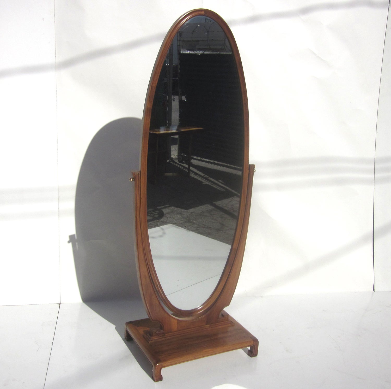 Art Deco Standing Cheval Mirror