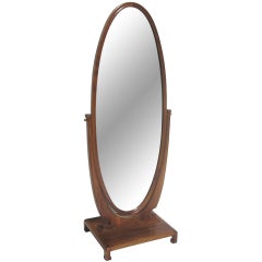 Art Deco Standing Cheval Mirror