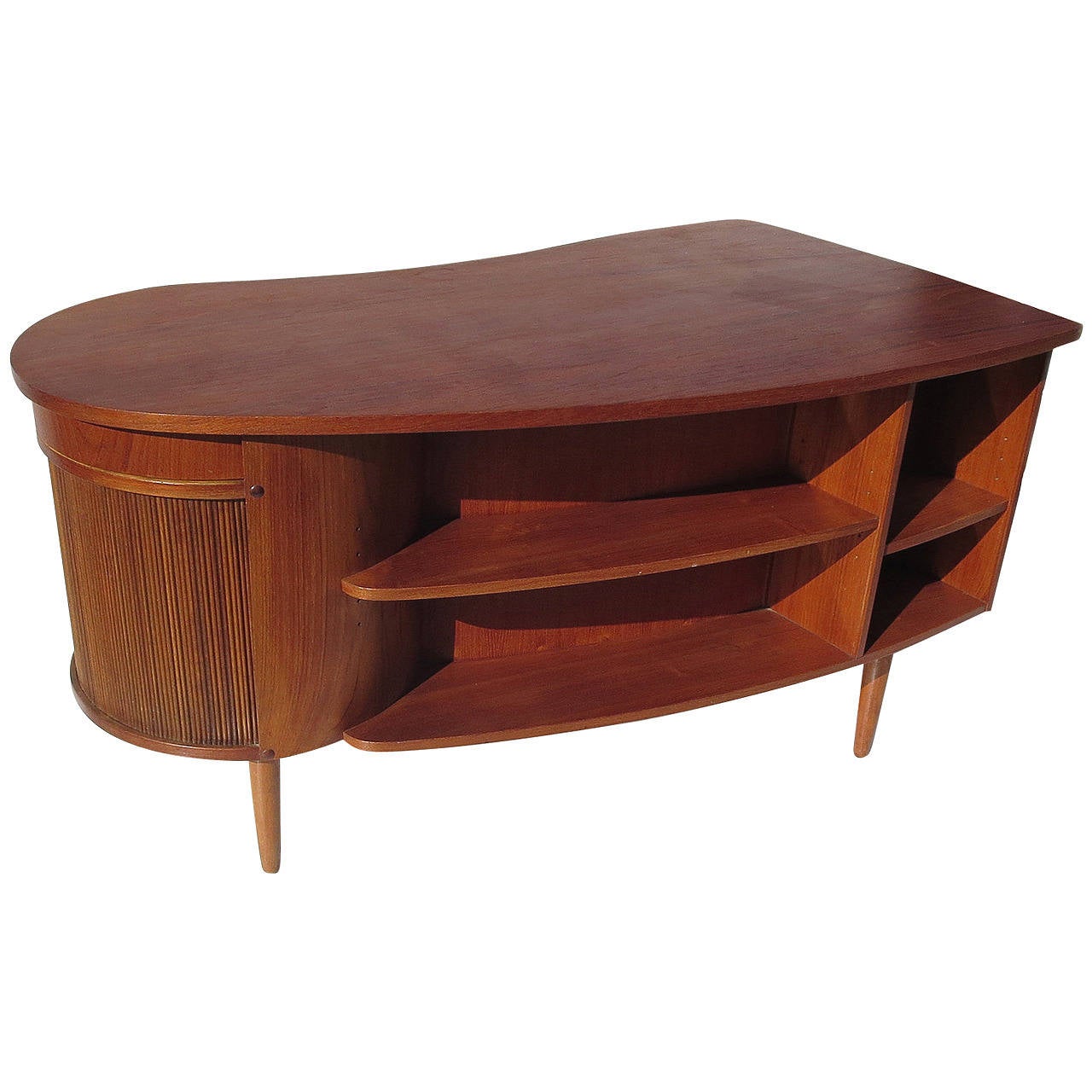 Combination Desk, Bookcase and Bar by Kai Kristiansen, 1956 at 1stDibs