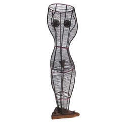 Life Size Figural Nude Wire Sculpture
