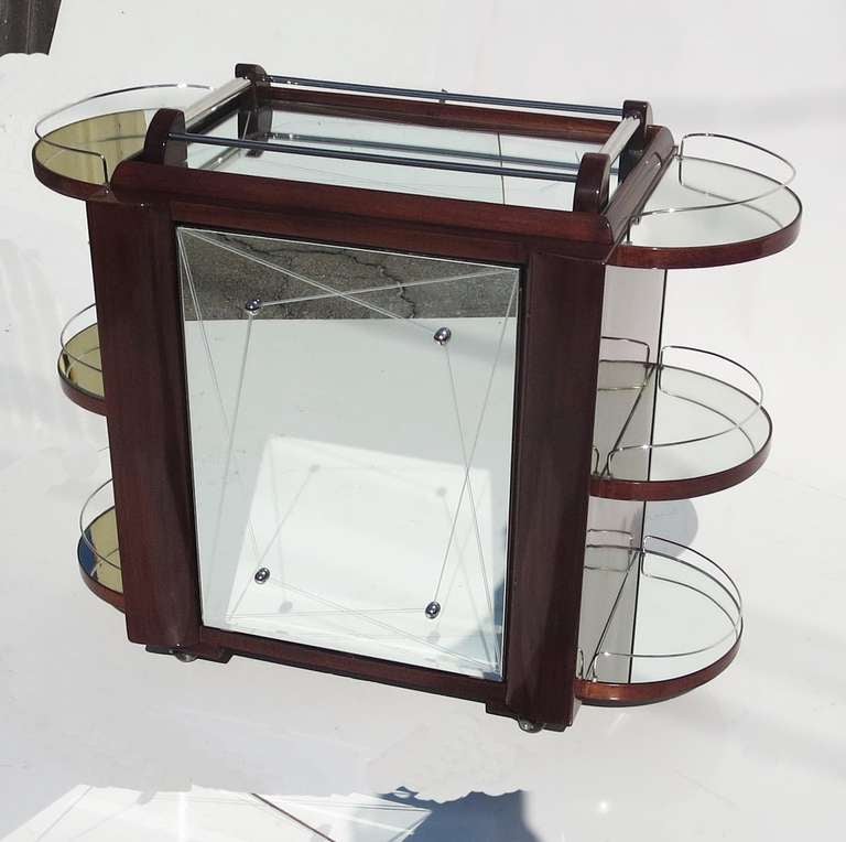 French Art Deco Cocktail Trolley by Bar Tugas