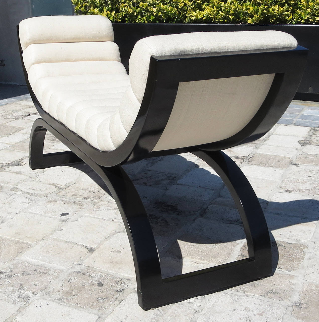 Art Deco Eclipse Bench by Jay Spectre