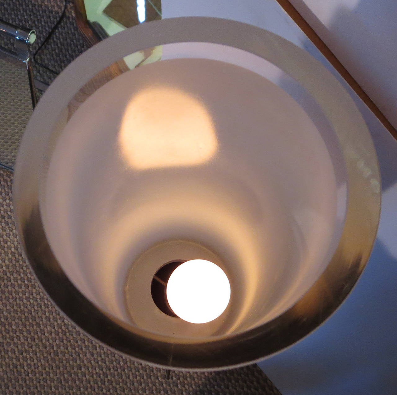 Italian Glazed Ceramic Floor Lamp in the Manner of Fantoni 2