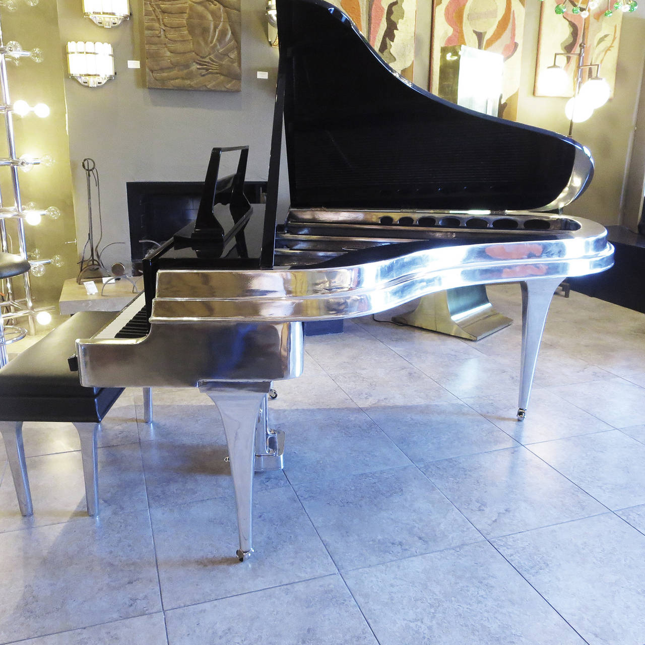 The Ultimate Rippen Piano in Polished Aluminum 3