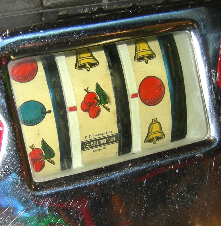 American Jennings 25 Cent Bronze Chief Slot Machine