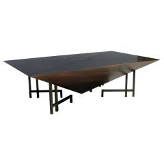 Post Modern Brushed Copper Coffee Table