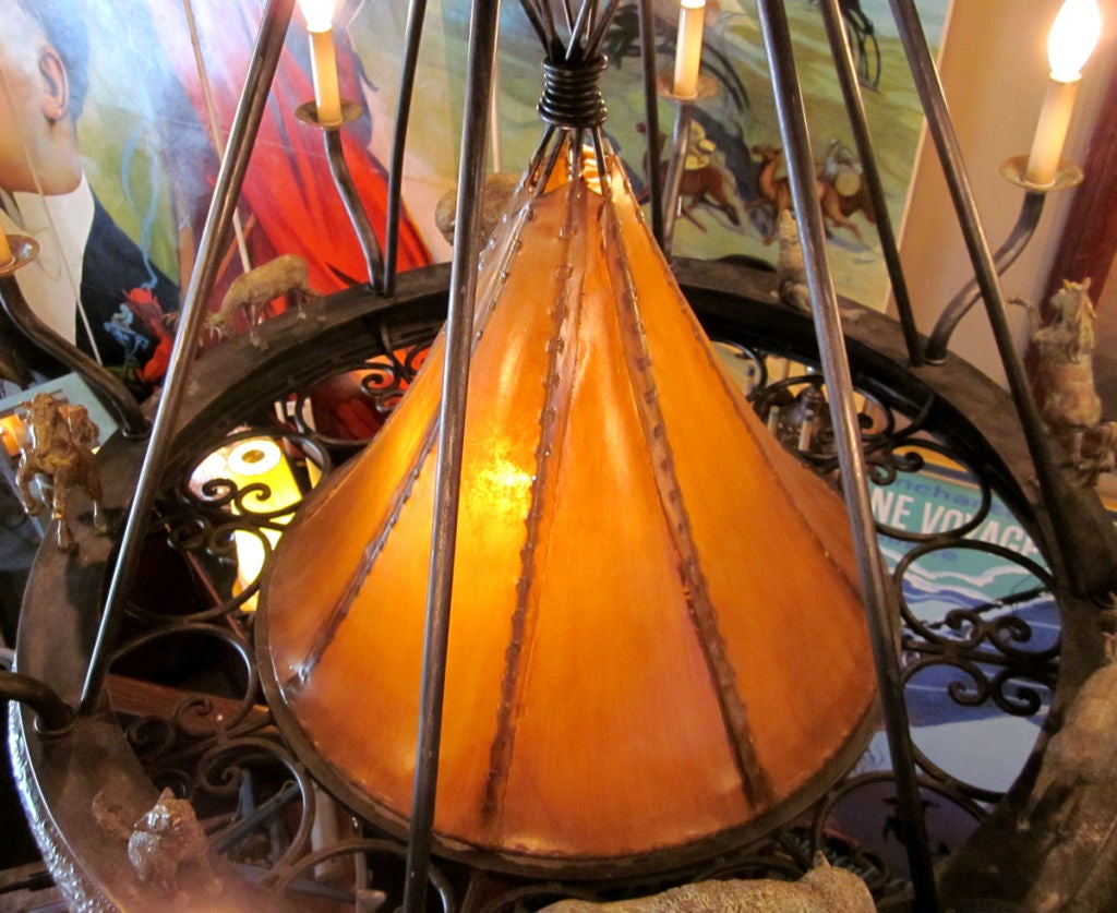 teepee chandelier