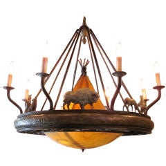 Maitland Smith "Teepee" Chandelier