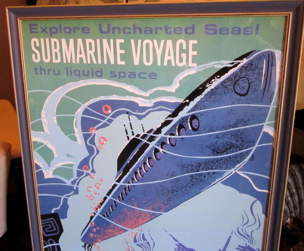 submarine voyage poster