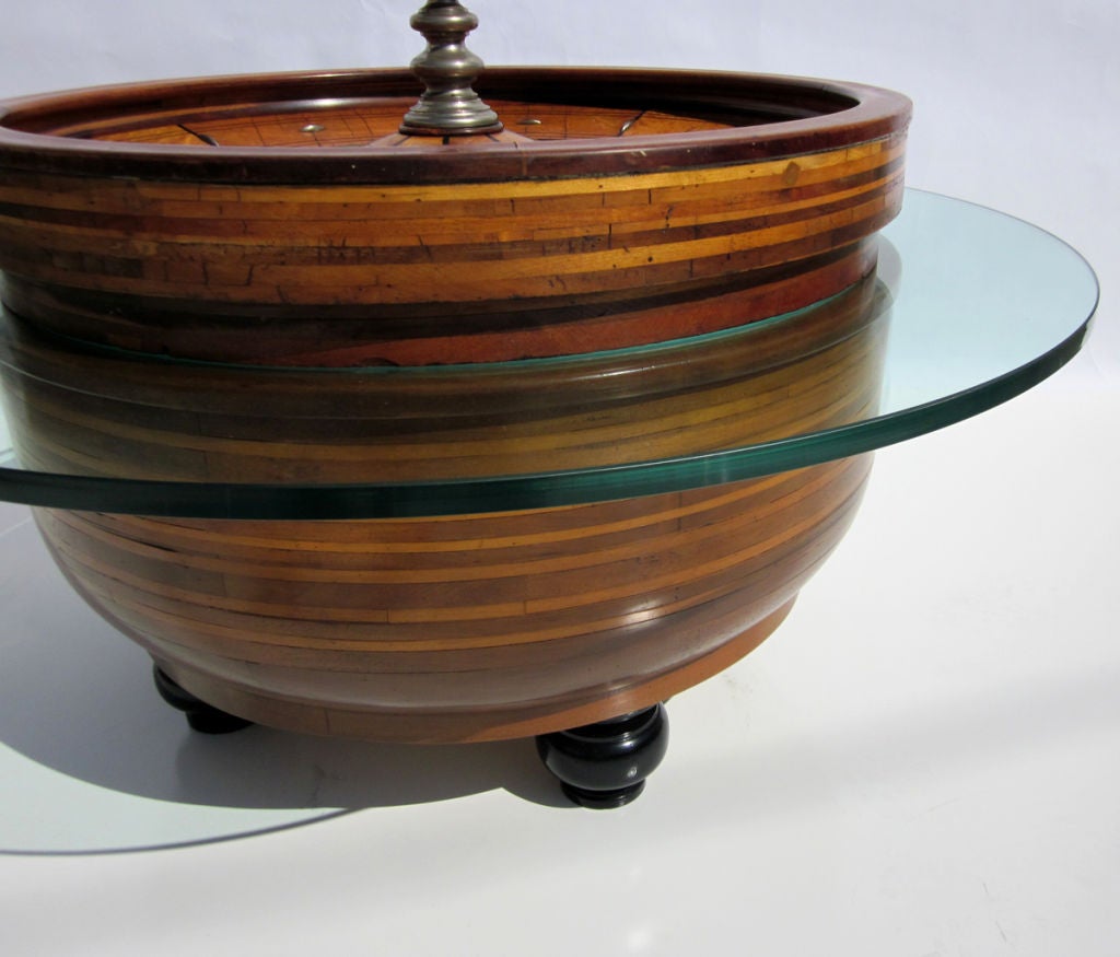 Roulette coffee table