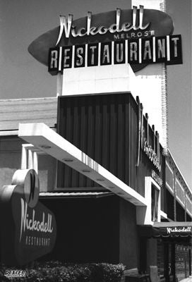 Hollywood Landmark Nickodell Restaurant Sign 5