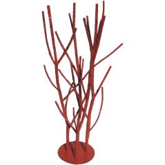 Painted Steel Faux Coral Sculpture