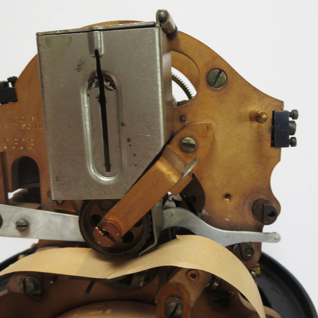 Wall Street Stock Ticker Machine Designed By Thomas Edison At 1stdibs