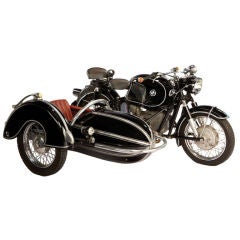 1958 BMW Motorcycle with Steib Sidecar