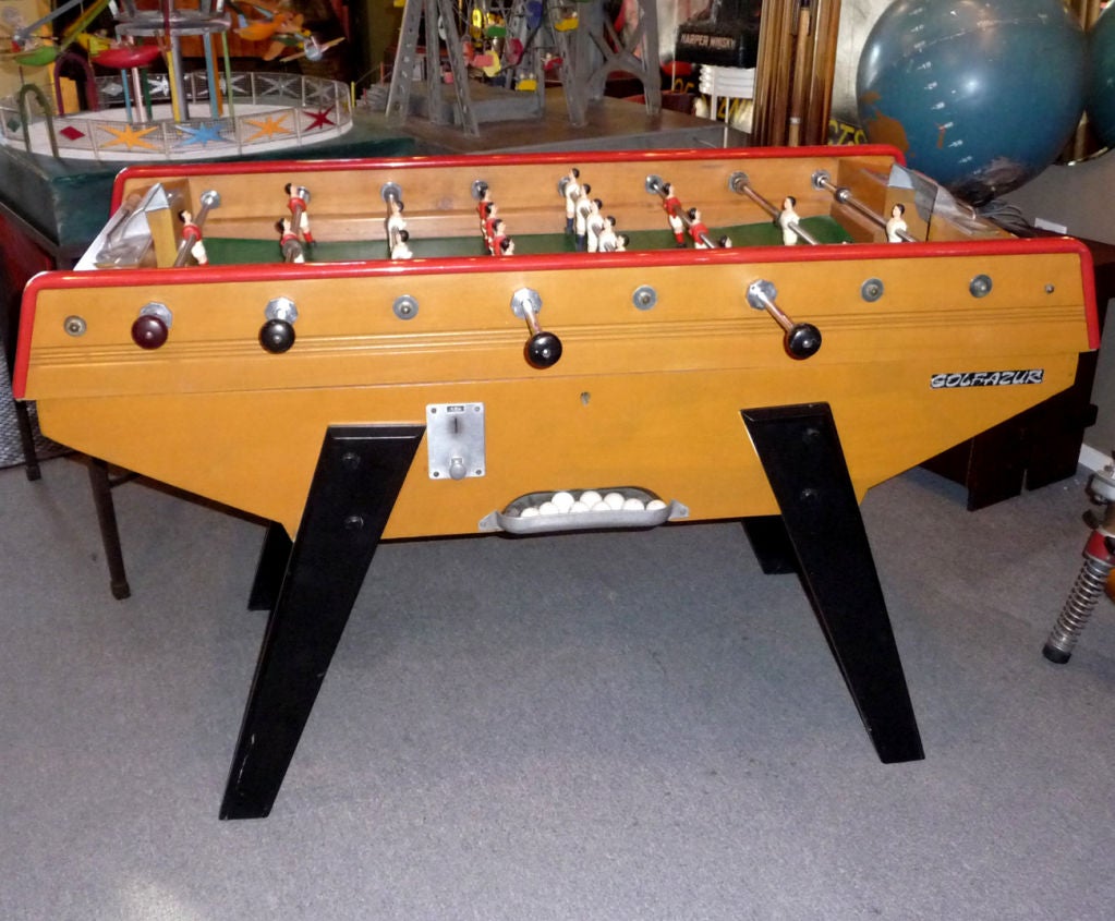 1950's Foosball "Table Soccer" Table from France at 1stdibs