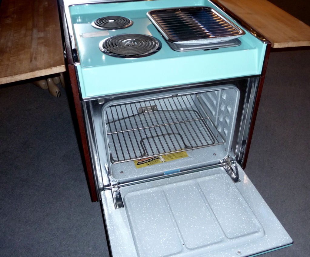 1956 N.O.S. General Electric "Partio" Kitchen / BBQ Cart at 1stdibs