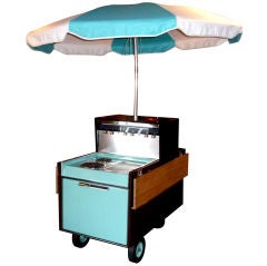Vintage 1956 N.O.S. General Electric "Partio" Kitchen / BBQ Cart