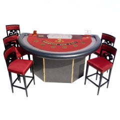 Blackjack Table and Stools from "Ocean's Thirteen"
