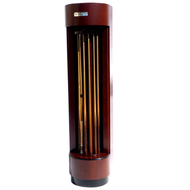 Brunswick Art Deco Standing Pool Cue Carousel