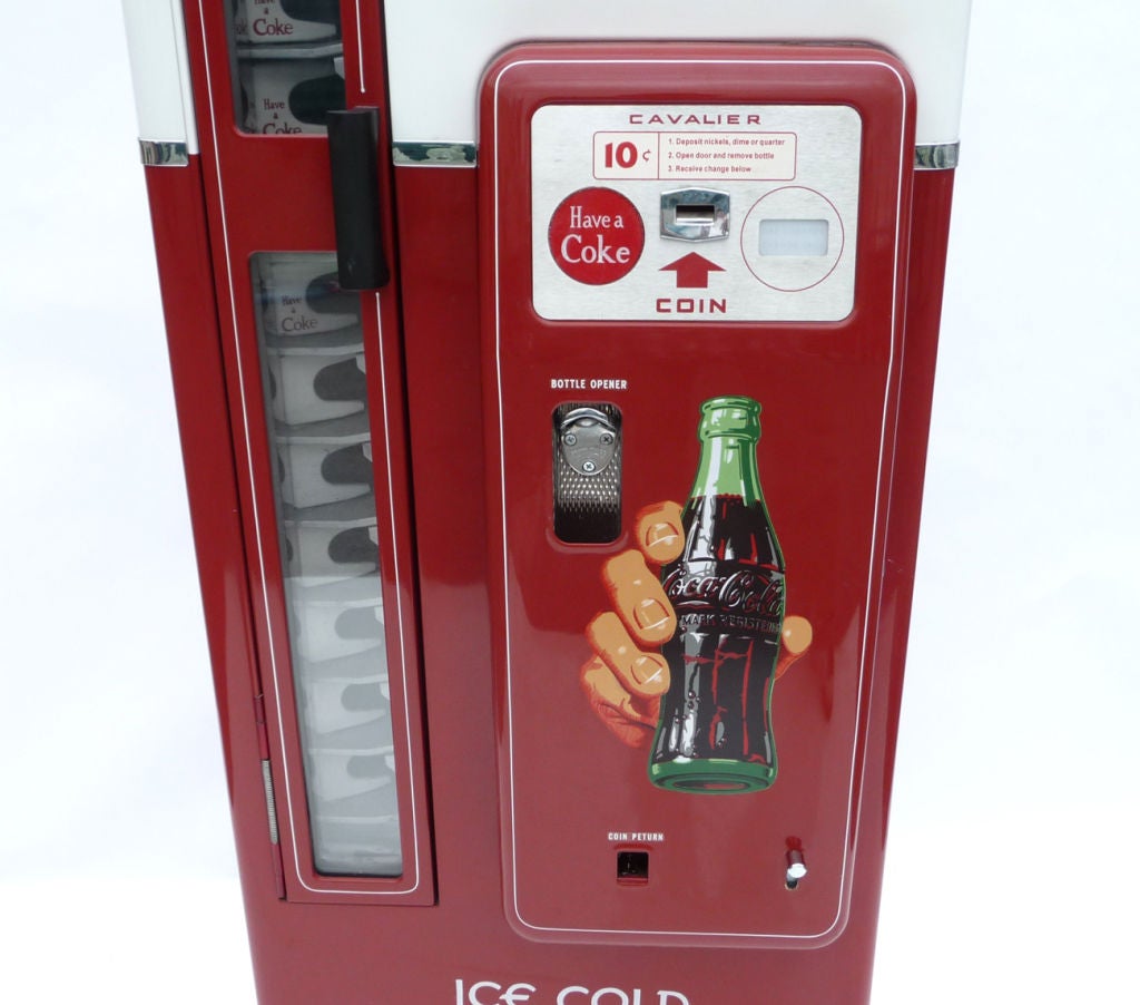 American Restored 1950's Coca Cola Cavalier Vending Machine