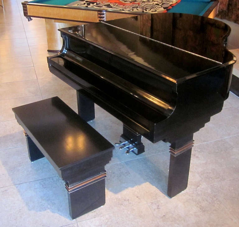 Mid-20th Century 1939 Art Deco Steinway Grand Piano