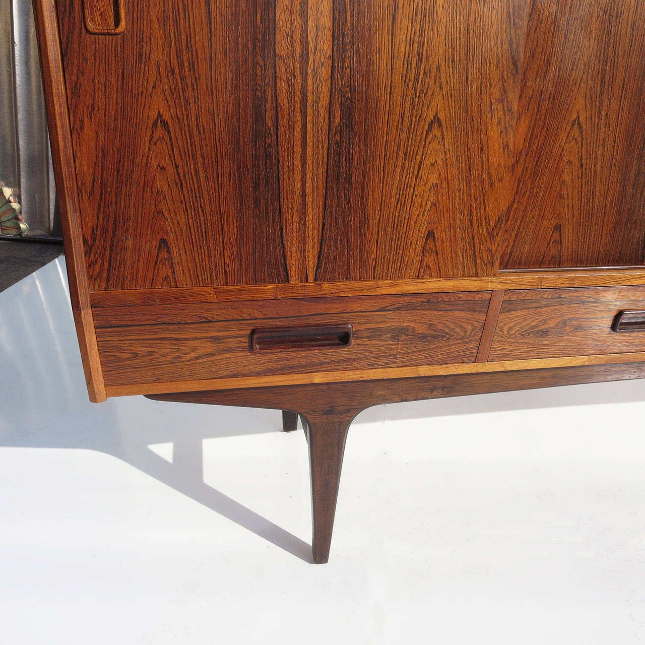 Rosewood Sideboard by Danish Designer Hans Jorn In Good Condition In North Hollywood, CA