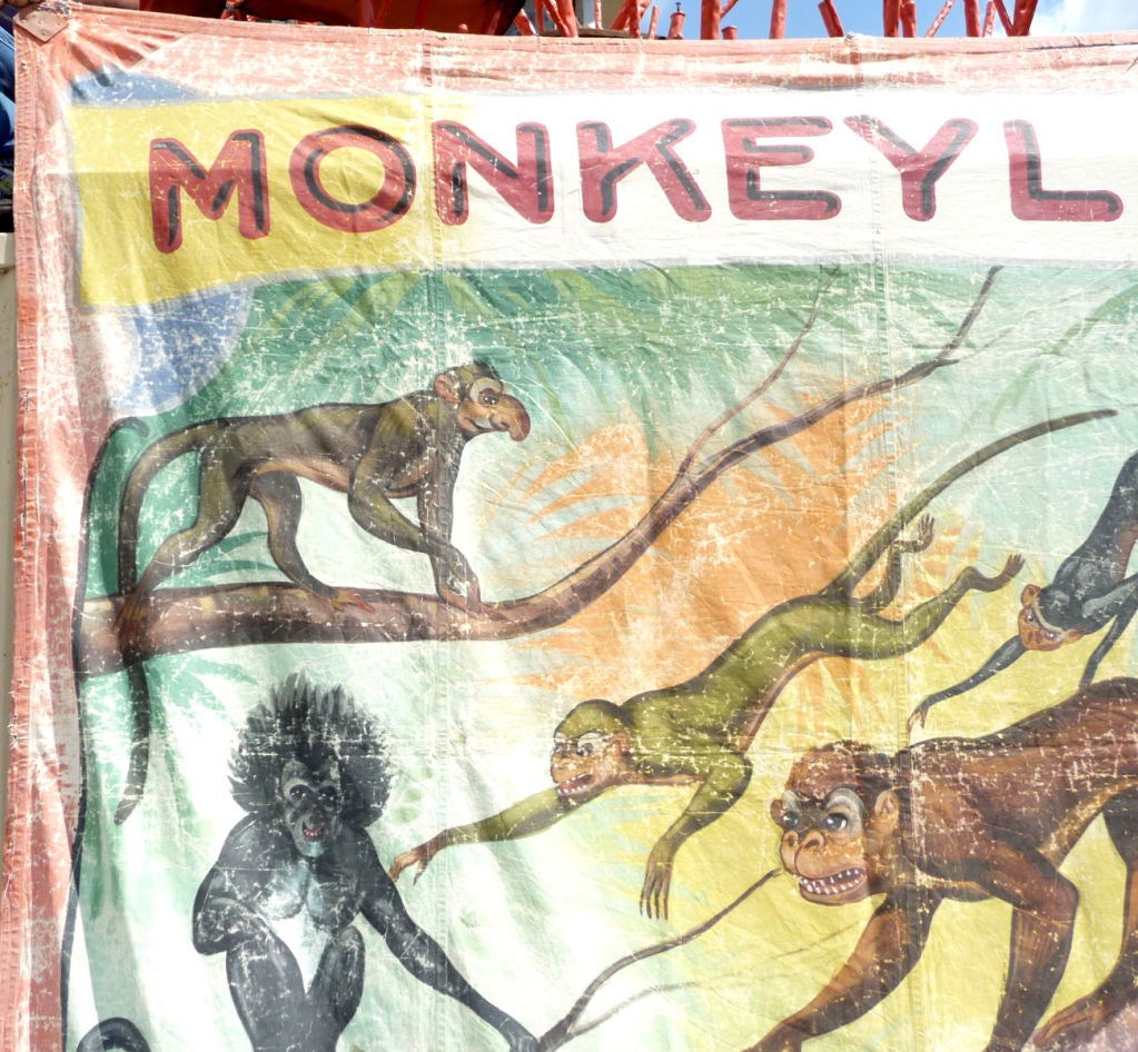 American Ringling Brothers Monkeyland Circus Banner