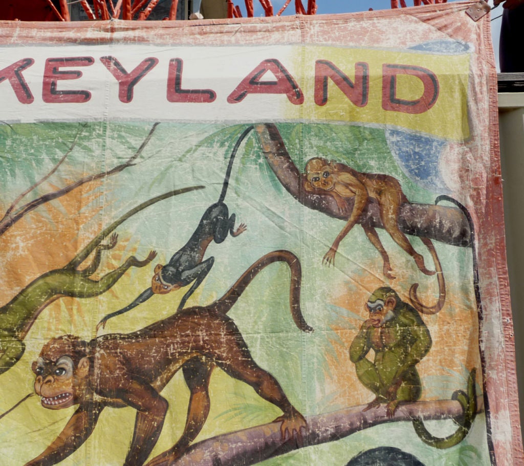 Leather Ringling Brothers Monkeyland Circus Banner