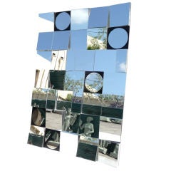 Massive Cubist Patchwork Mirror by Neal Small