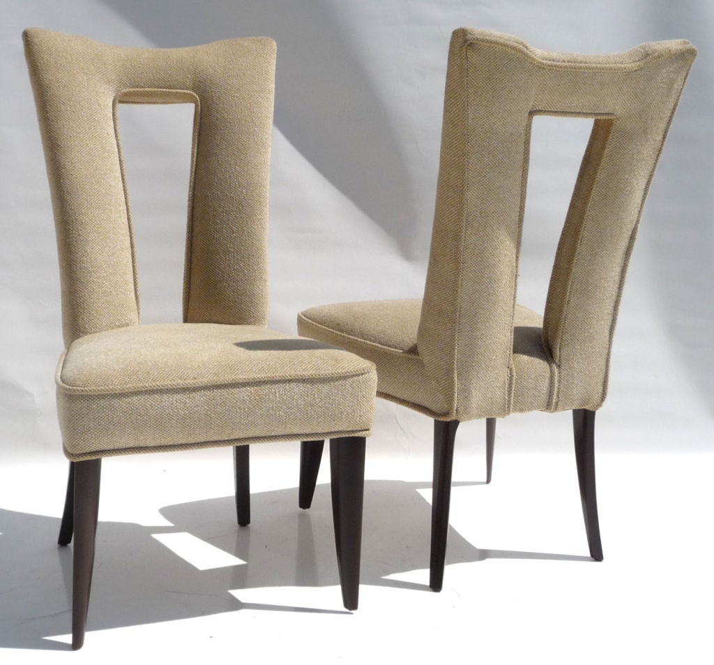 Upholstery Paul Laszlo Complete Dining Suite for Brown Saltman