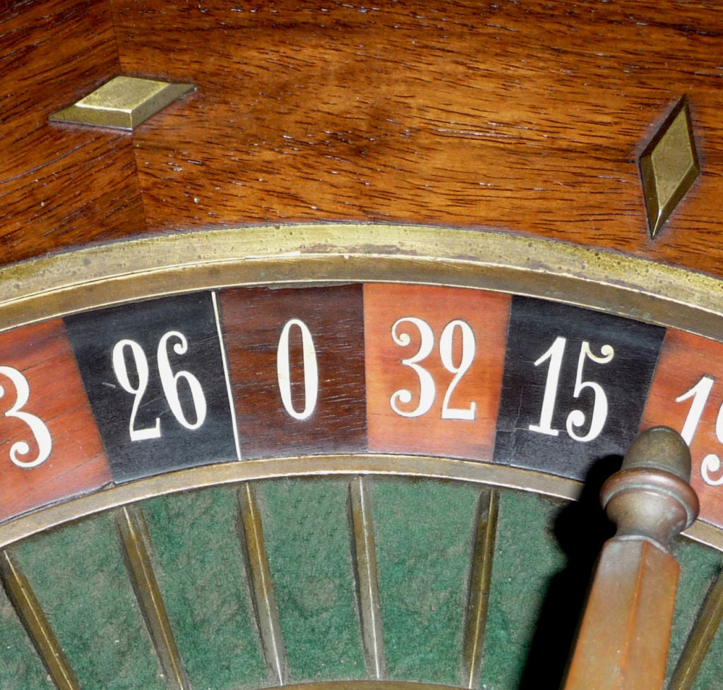 Mid-20th Century Monte Carlo Casino Roulette Wheel