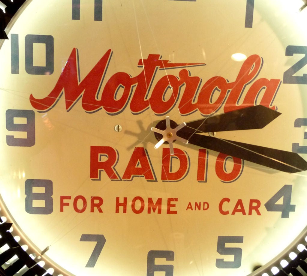 American Motorola Neon Advertising 