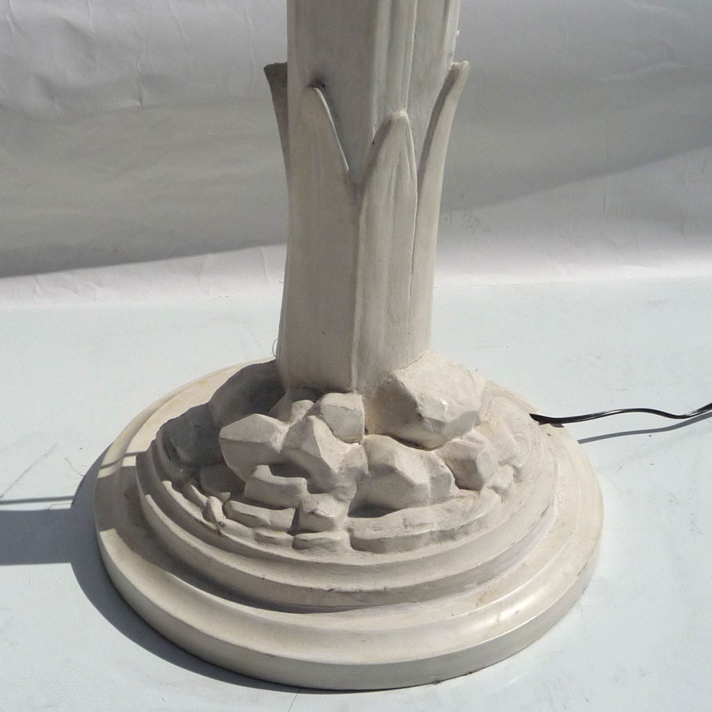 Mid-20th Century Impressive Palm Torcheres in the Style of Serge Roche