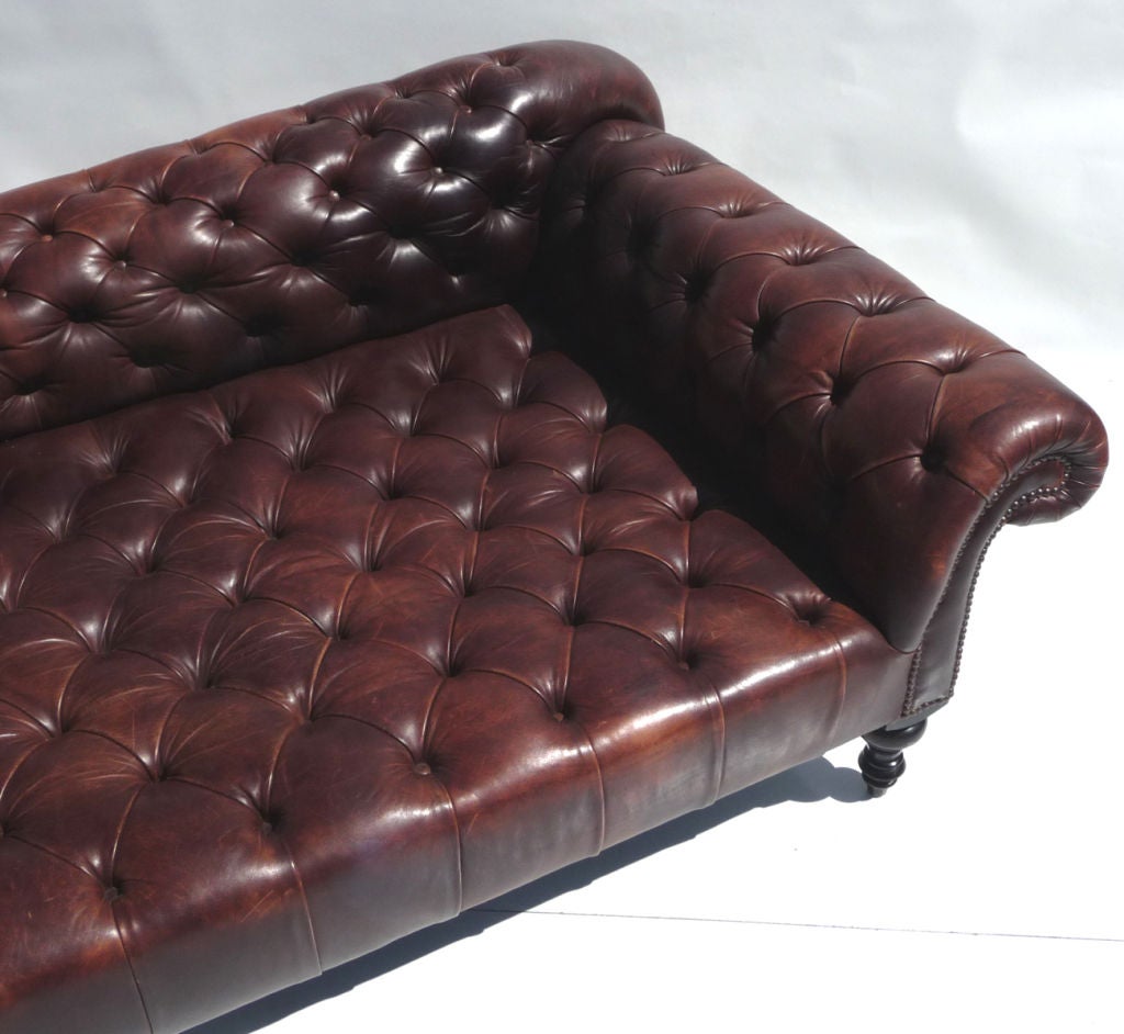 leather psychiatrist couch