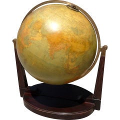 Massive Terrestrial Library Globe by Replogle
