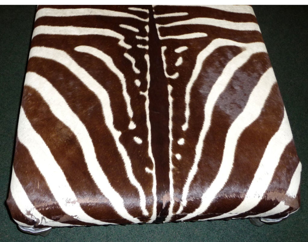 Zebra Hide Bench 3