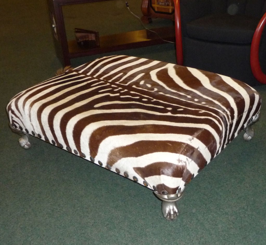 Zebra Hide Bench 4