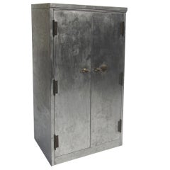 Buffed Steel Standing File Safe