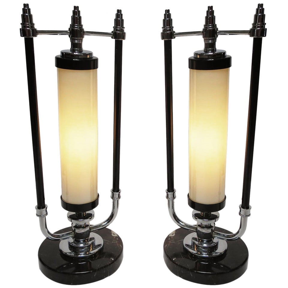 Art Deco Restored Table Lamps