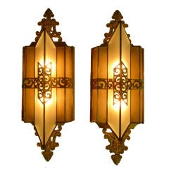 Spectacular Art Deco Wall Sconces Antique Spectacular Art Deco Wall Sconces