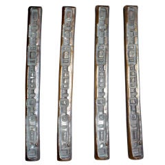 Large Scaled Cast Bronze Door Pulls by Forms and Surfaces