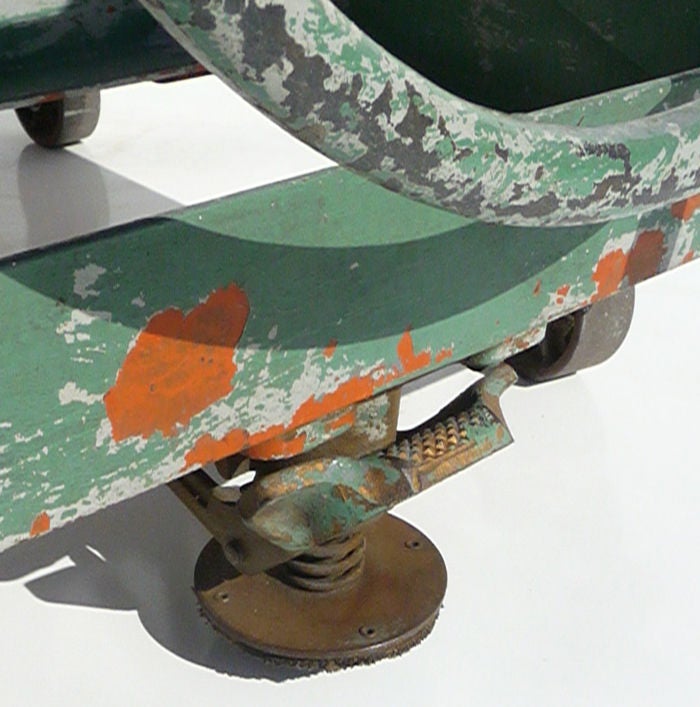 20th Century Industrial Painted Steel Rolling 