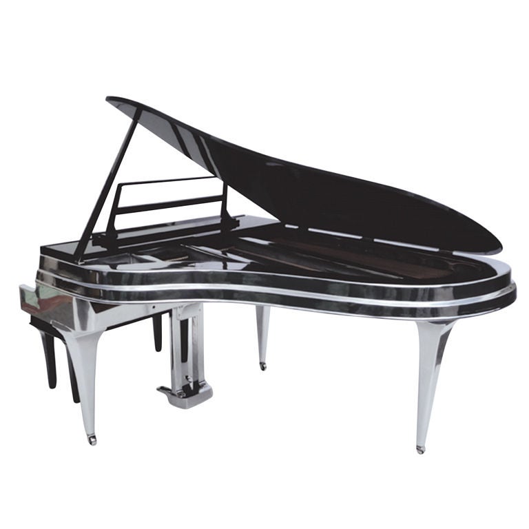 The Ultimate Rippen Piano in Polished Aluminum