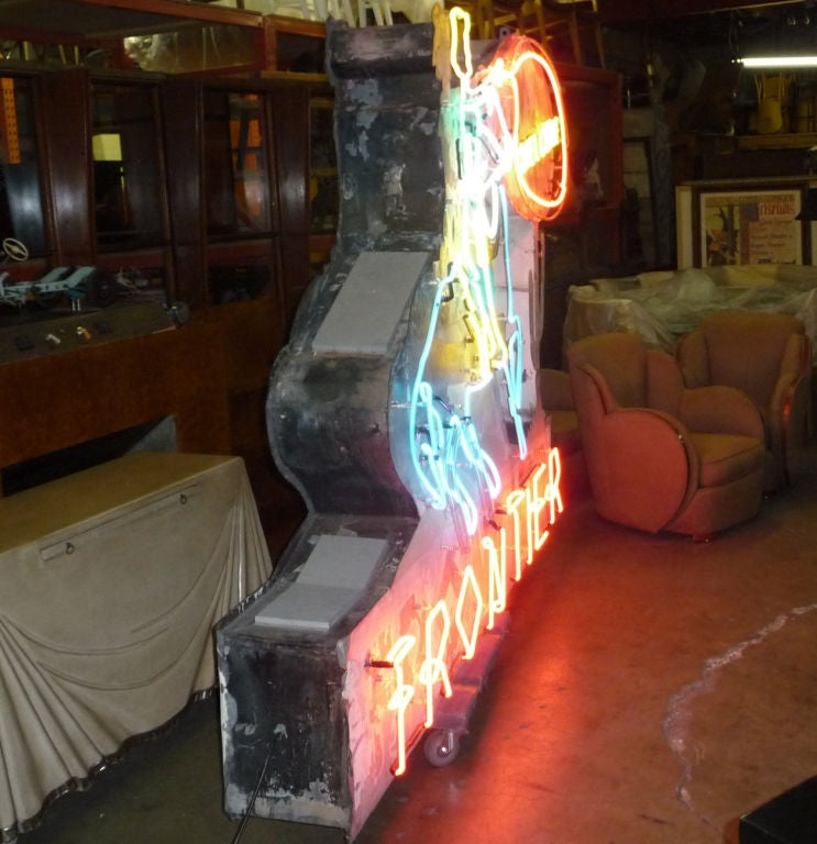 Fantastic Frontier Hotel Animated Neon Sign 1
