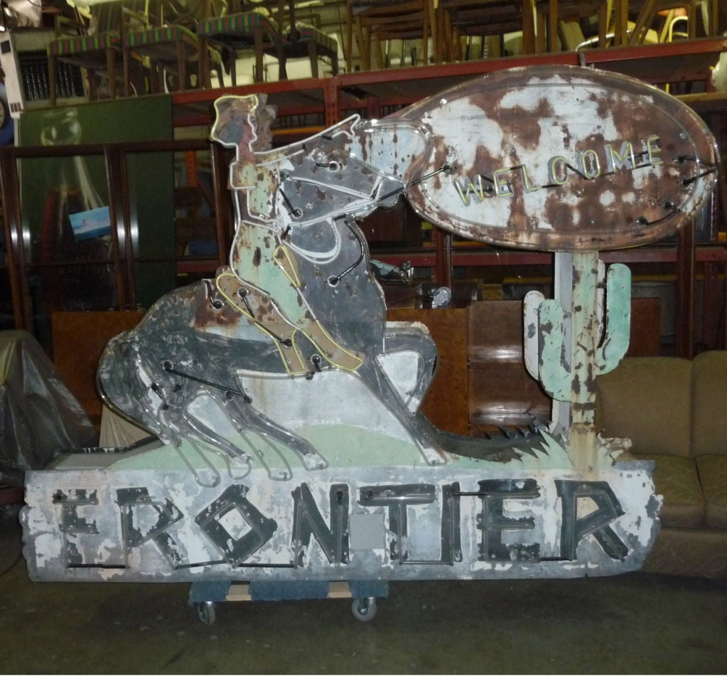 Fantastic Frontier Hotel Animated Neon Sign 3