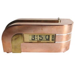 Kem Weber Designed "Zephyr" Clock for Lawson
