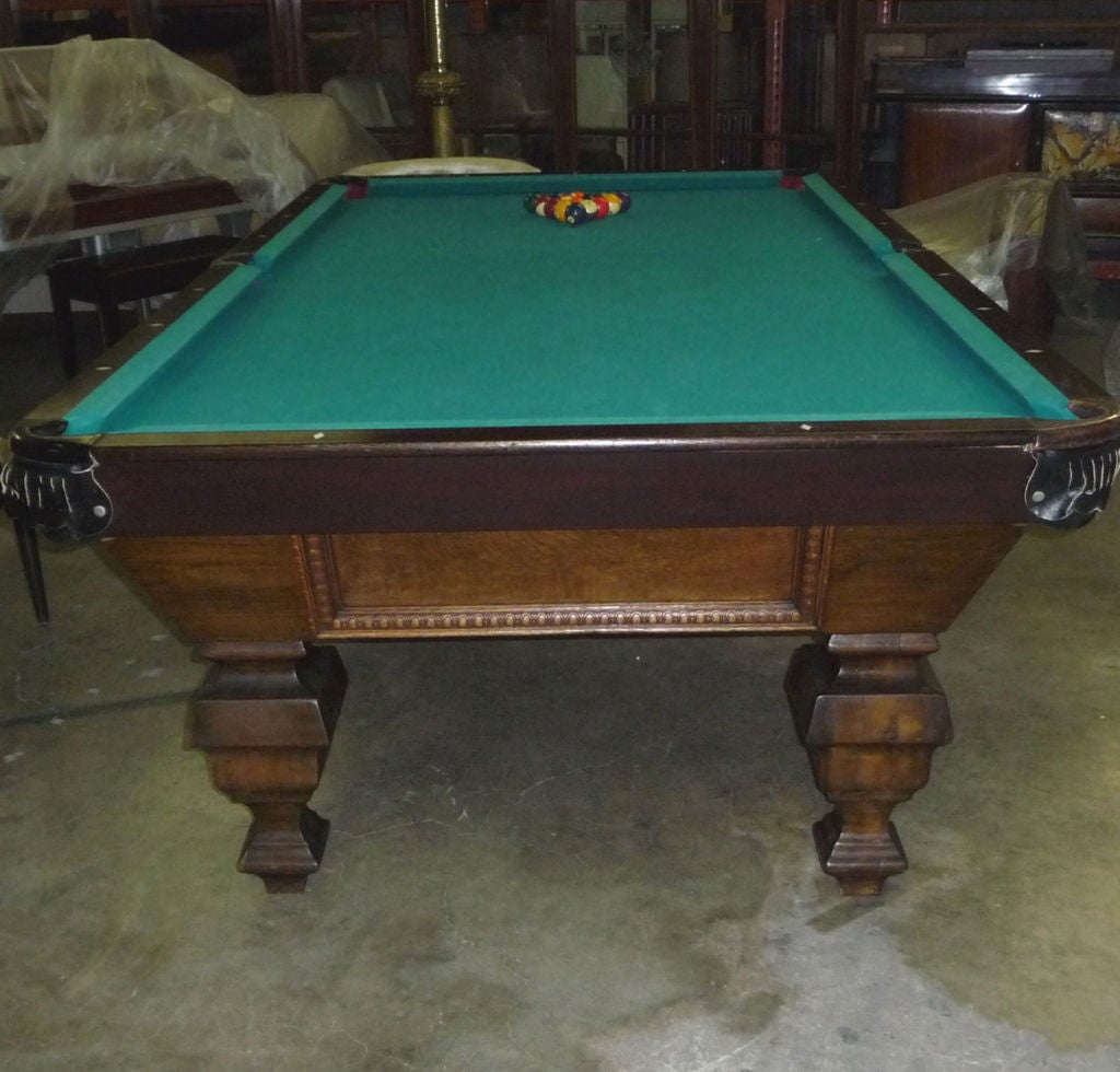 20th Century Elegant Traditional Pool Table